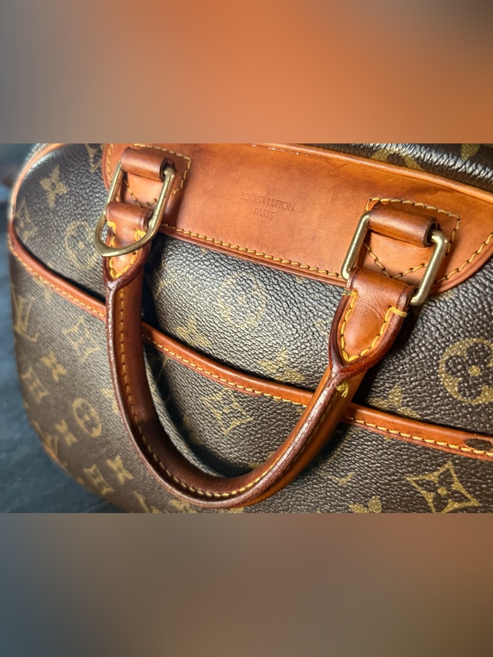 Vintage Louis Vuitton Monogram Trouville Top Handle Bag - Picture 9 of 16